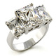 Diamant Forlovelsesring - 3 sten, 7 karat