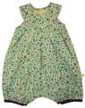 MIMOSA - blomstret buksedragt - drappa dot baby str. 3M / 62 cm